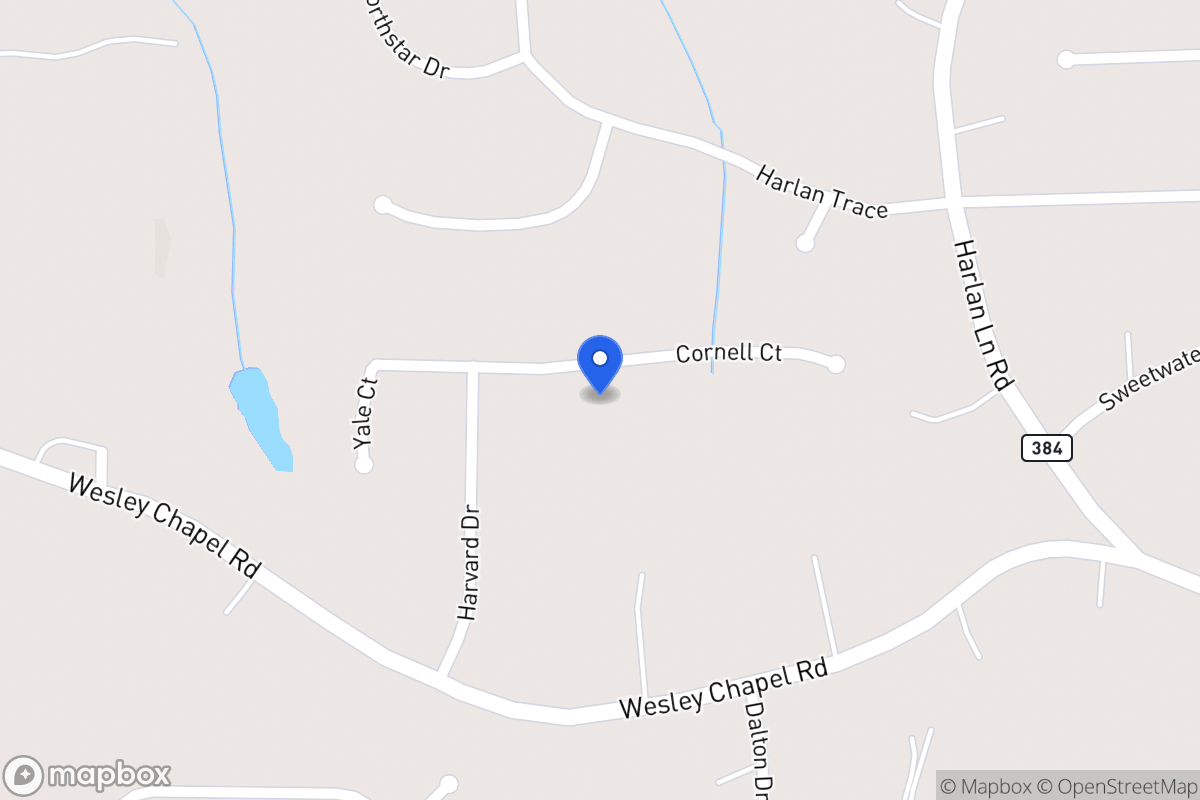 Map of 213 Cornell Ct