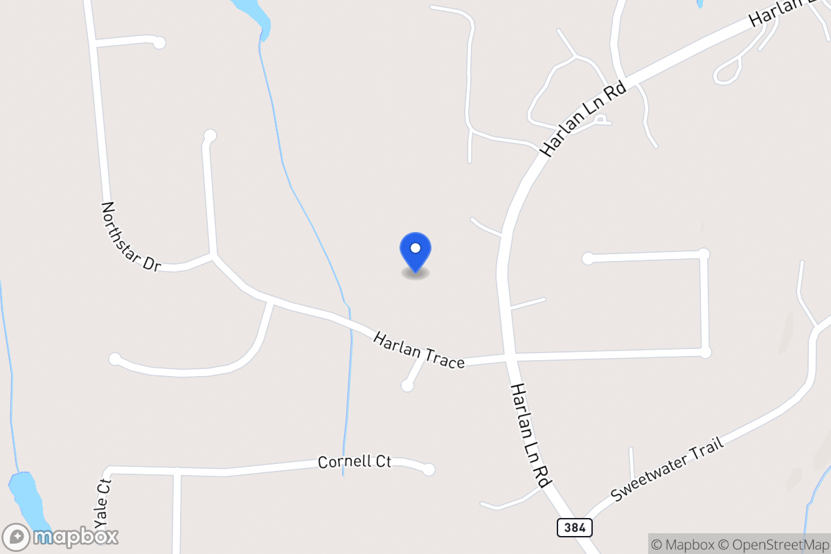 Map of 952 Harlan Lane Rd