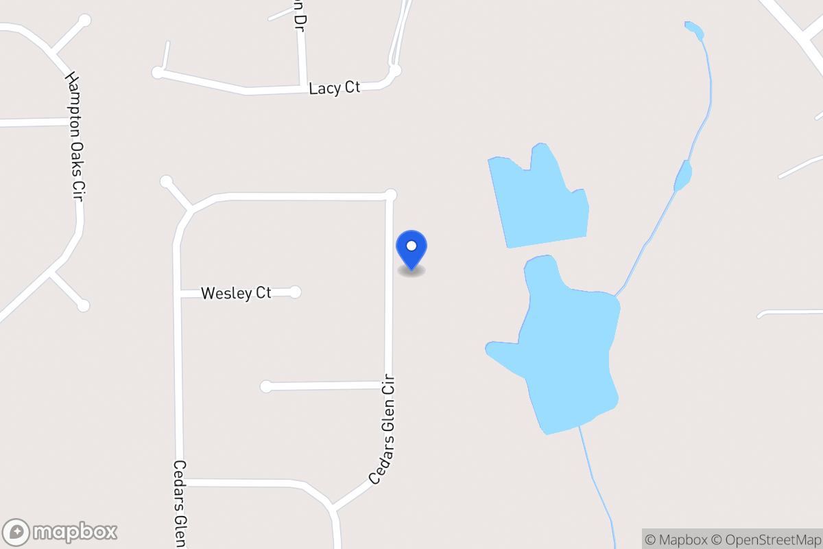 Map of 83 Cedars Glen Cir