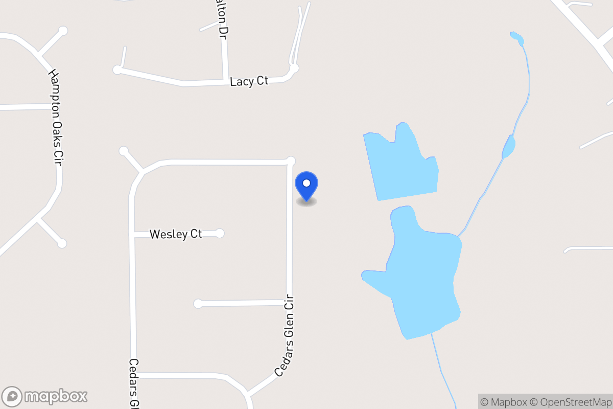 Map of 89 Cedars Glen Cir