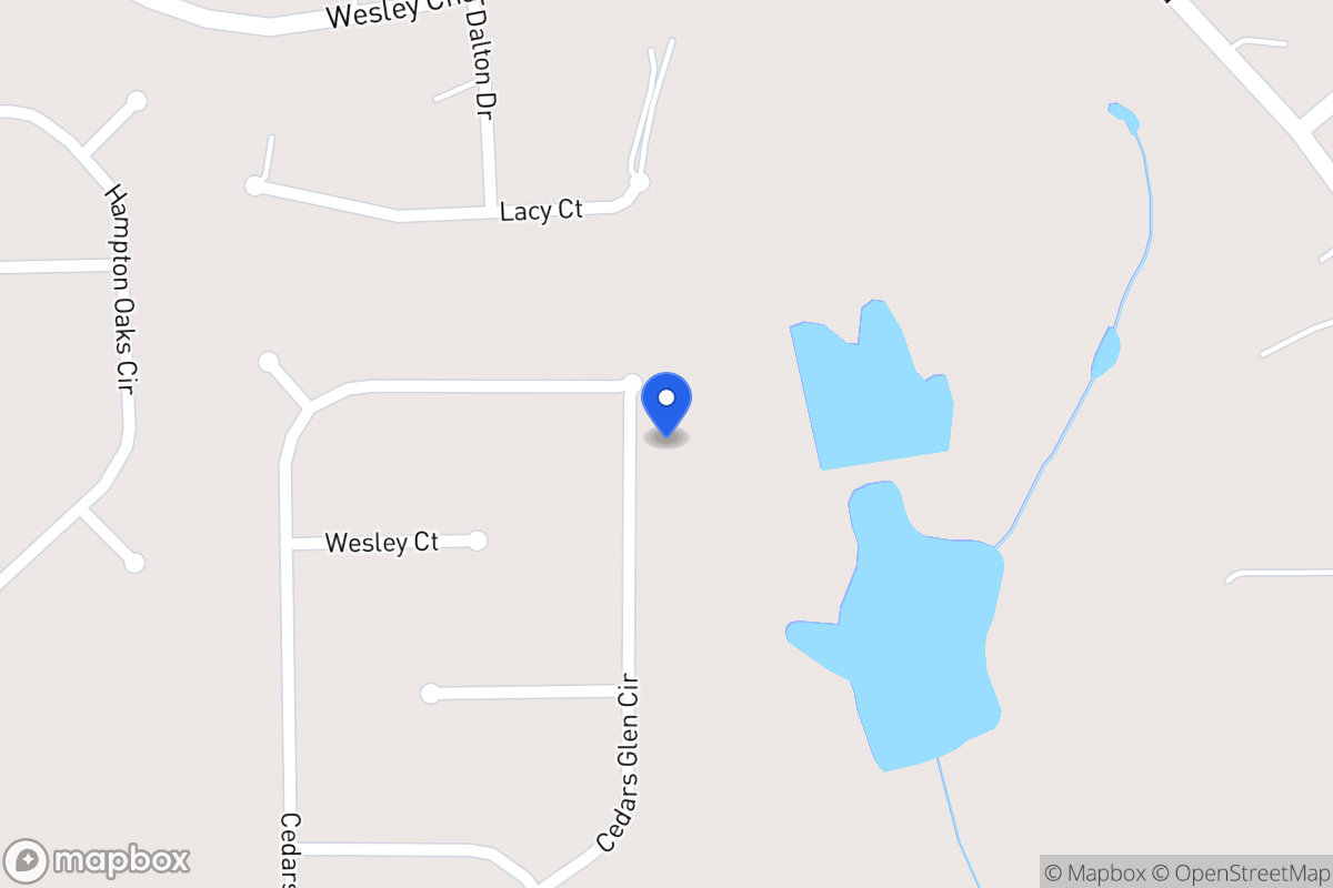 Map of 95 Cedars Glen Cir