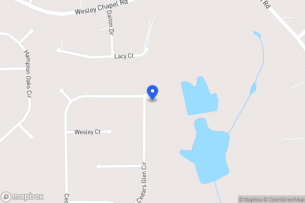 Map of 101 Cedars Glen Cir