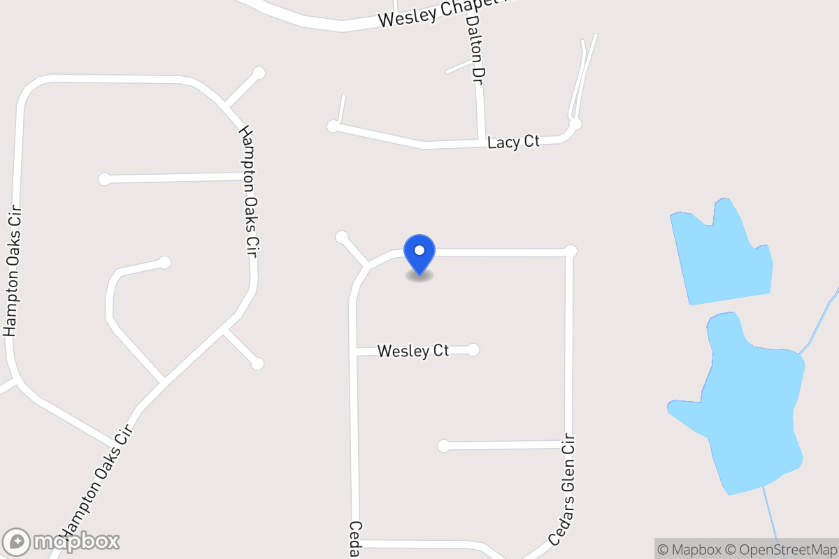 Map of 160 Cedars Glen Cir