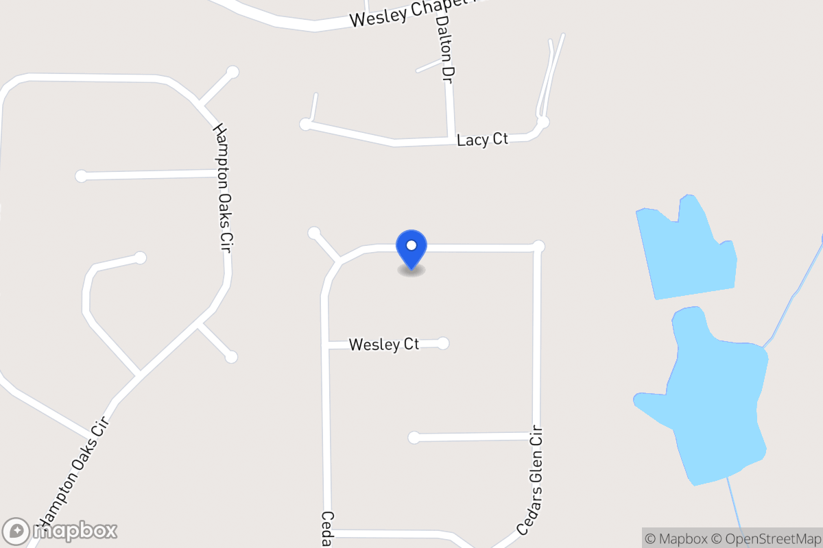Map of 154 Cedars Glen Cir