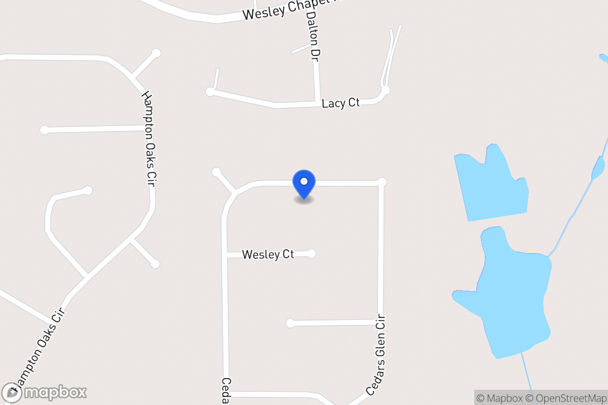 Map of 148 Cedars Glen Cir