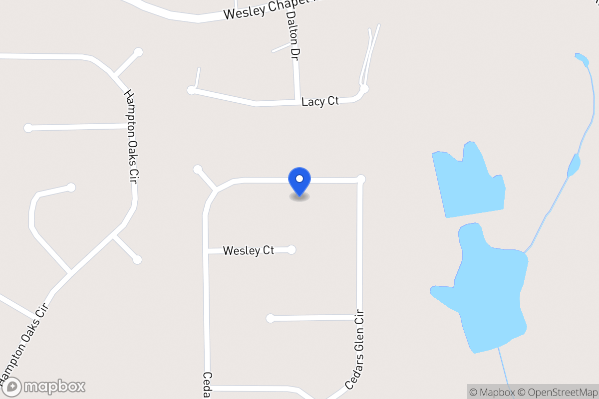 Map of 142 Cedars Glen Cir