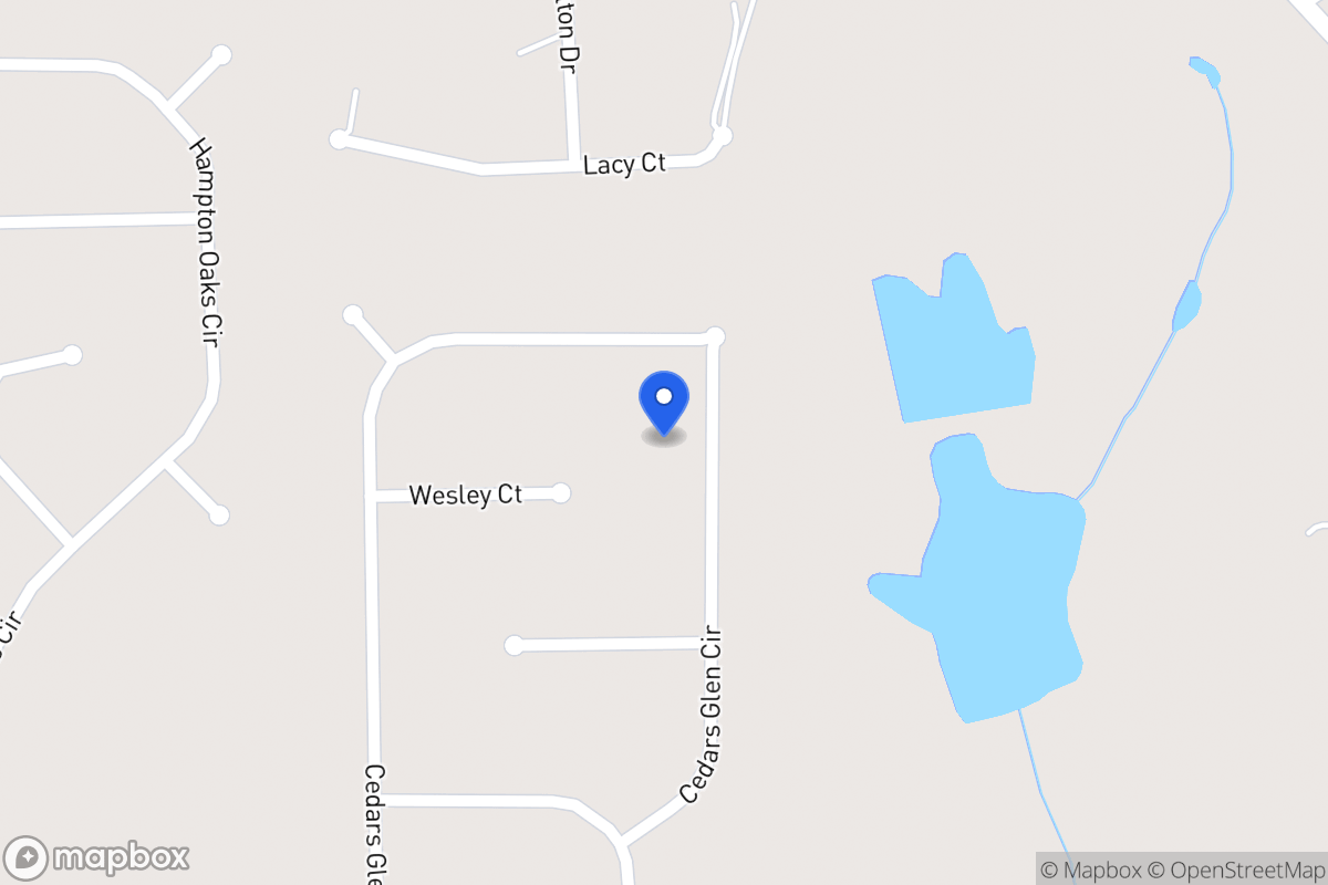 Map of 88 Cedars Glen Cir