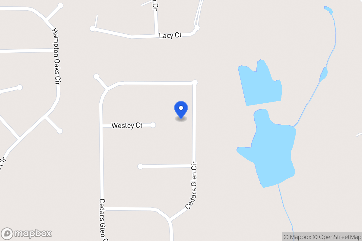 Map of 82 Cedars Glen Cir