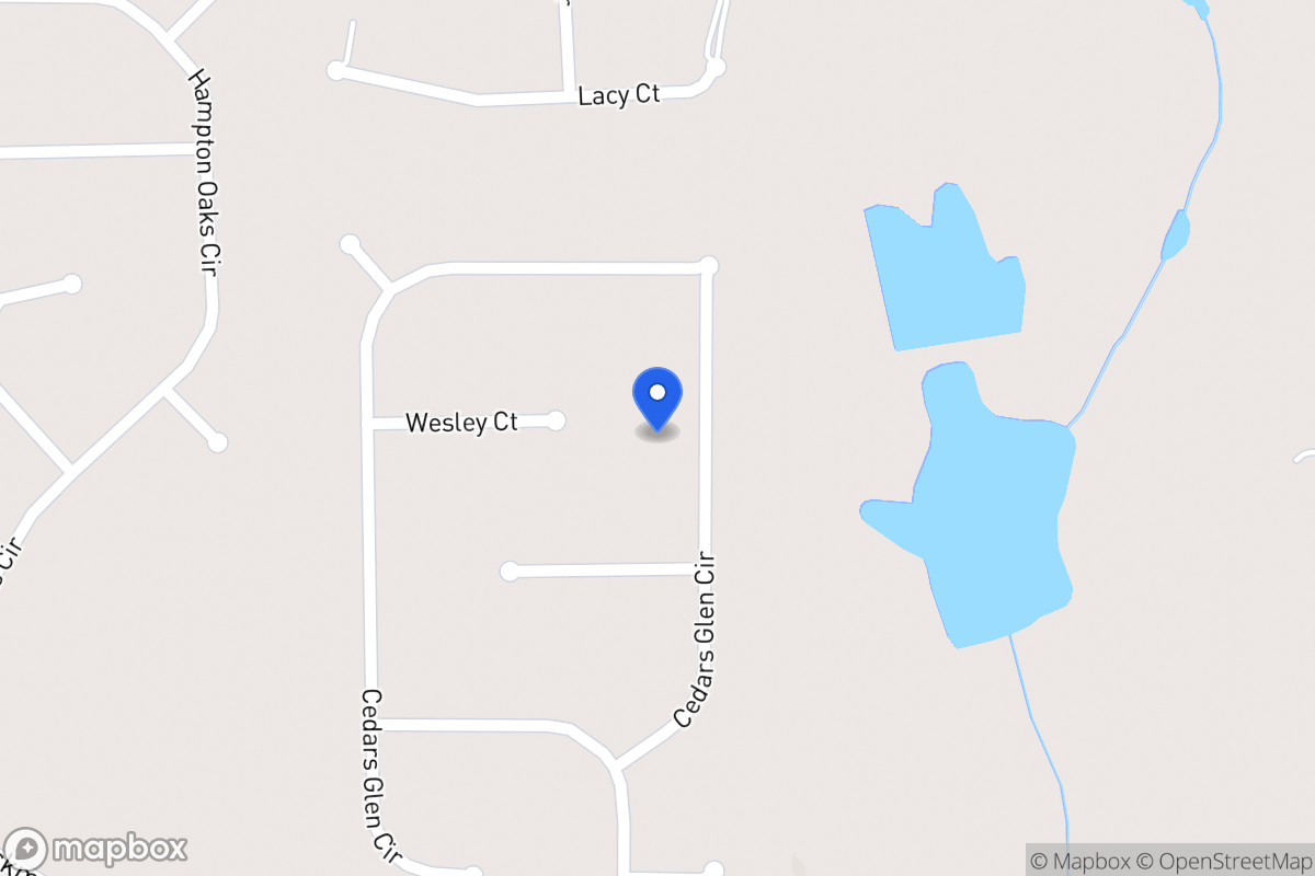 Map of 76 Cedars Glen Cir