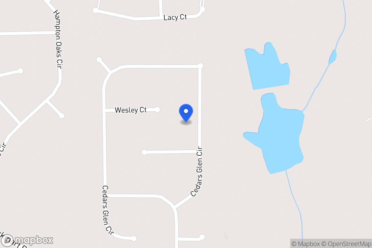 Map of 70 Cedars Glen Cir