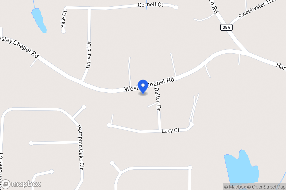 Map of 677 Wesley Chapel Rd