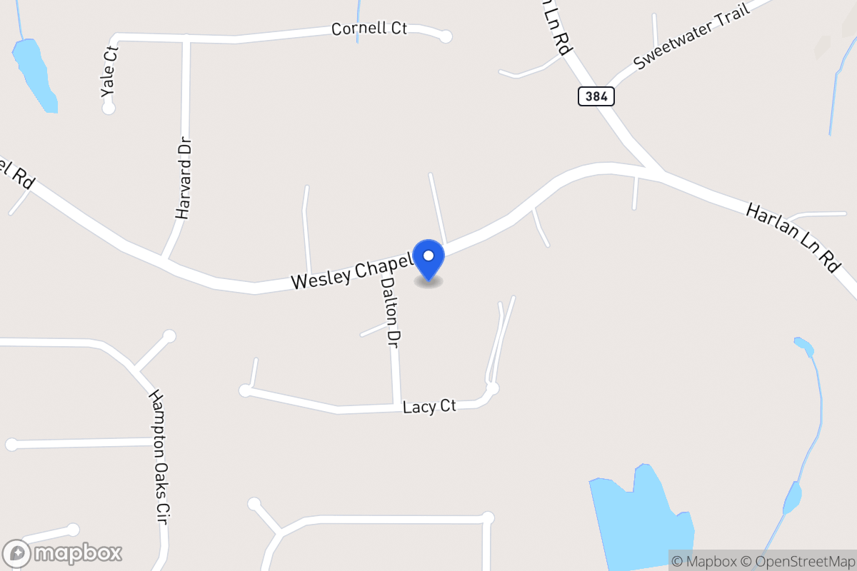 Map of 695 Wesley Chapel Rd