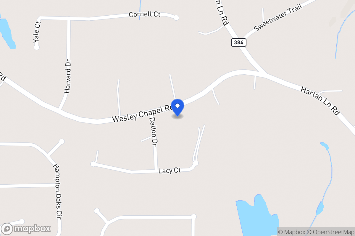 Map of 703 Wesley Chapel Rd