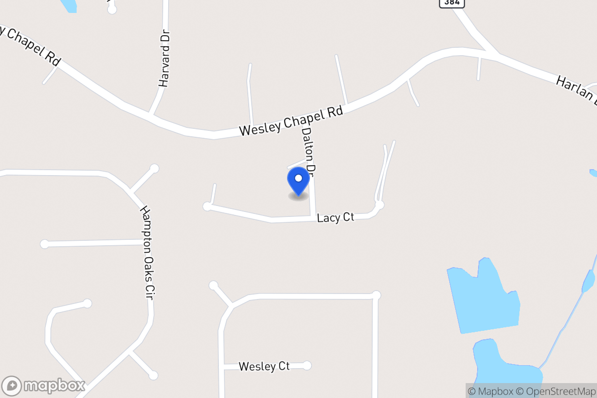 Map of 301 Lacy Ct