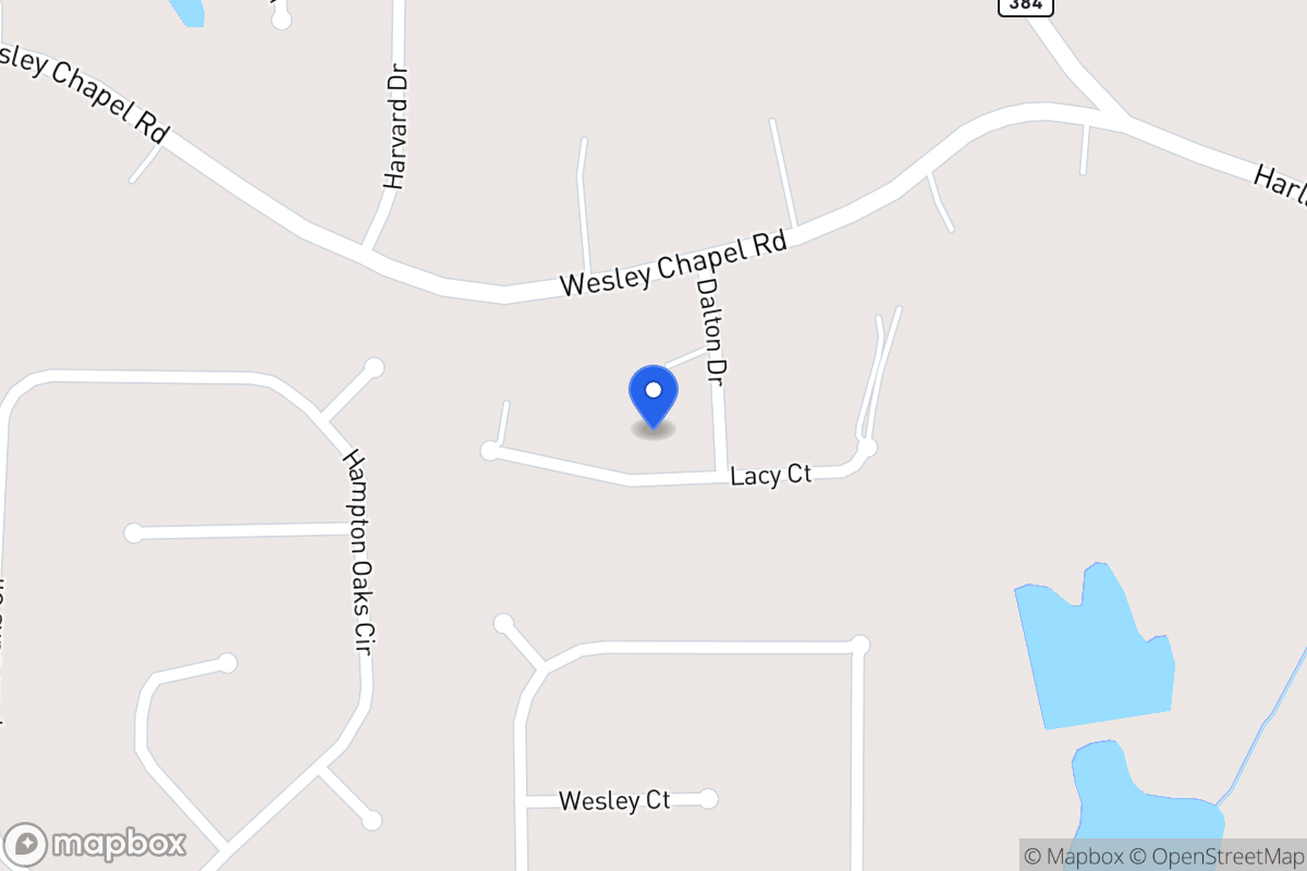 Map of 305 Lacy Ct