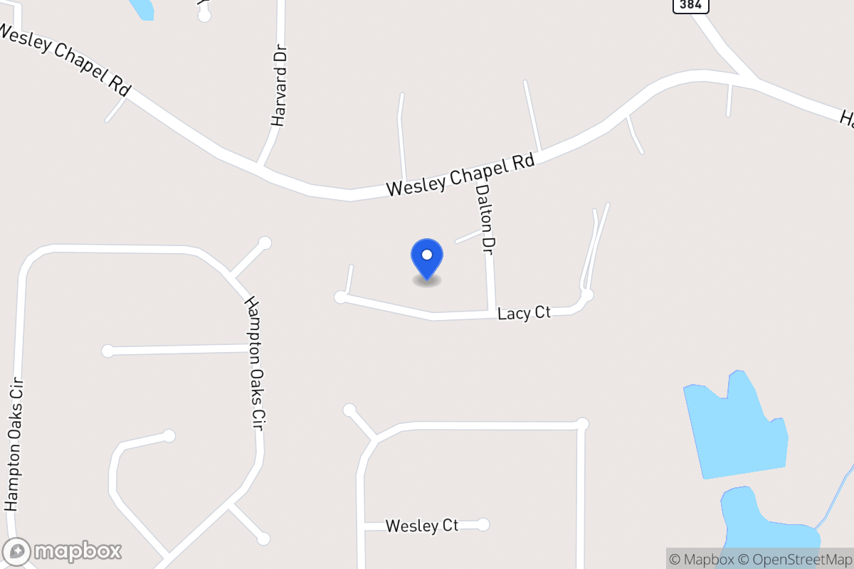 Map of 309 Lacy Ct
