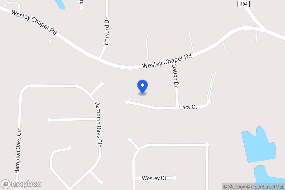 Map of 317 Lacy Ct