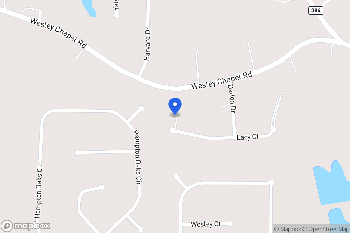 Map of 325 Lacy Ct