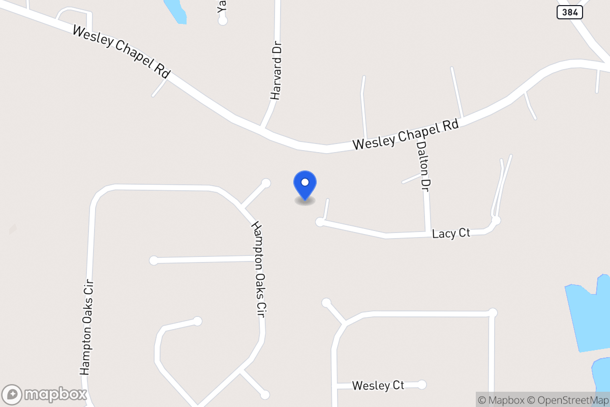 Map of 329 Lacy Ct