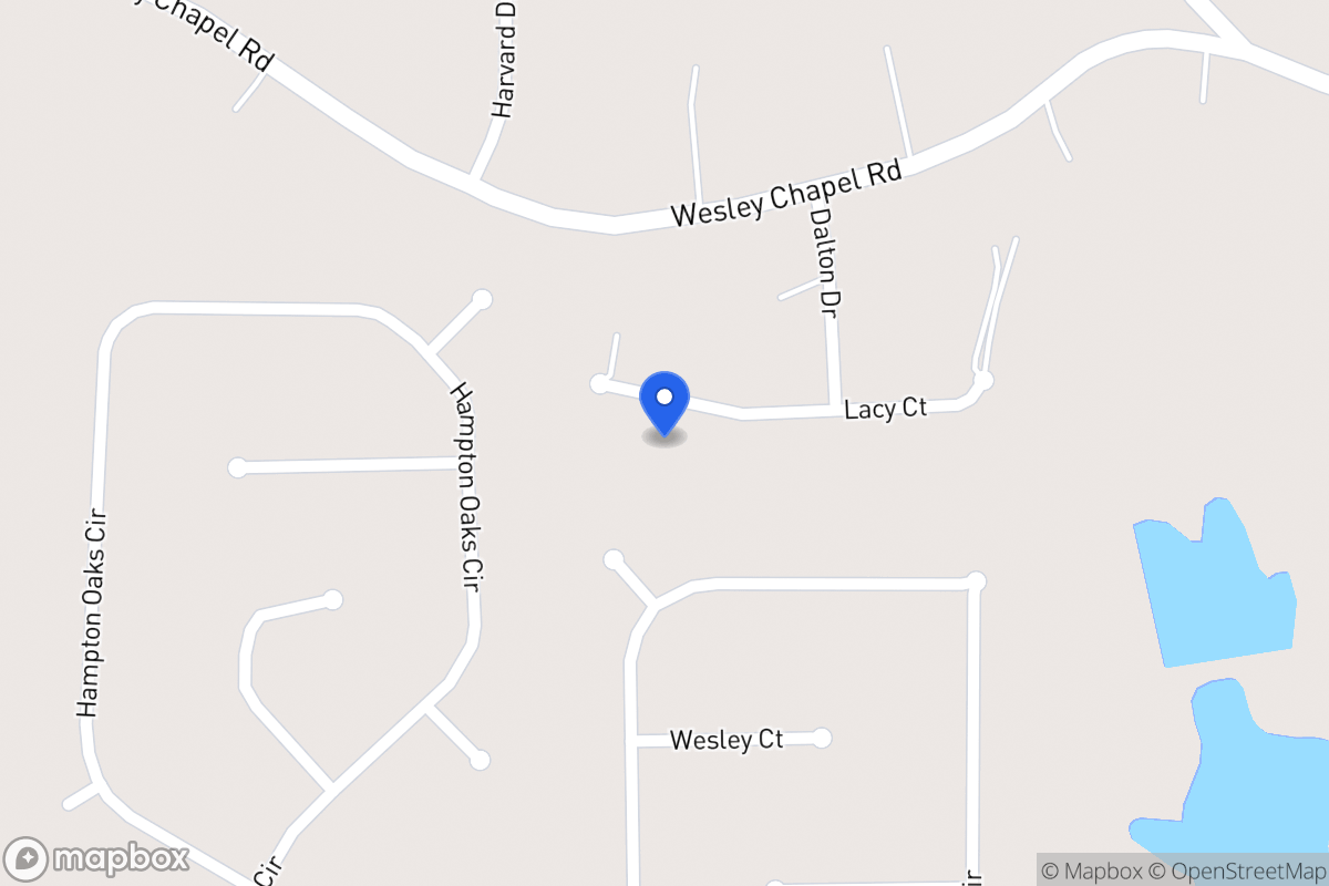 Map of 316 Lacy Ct