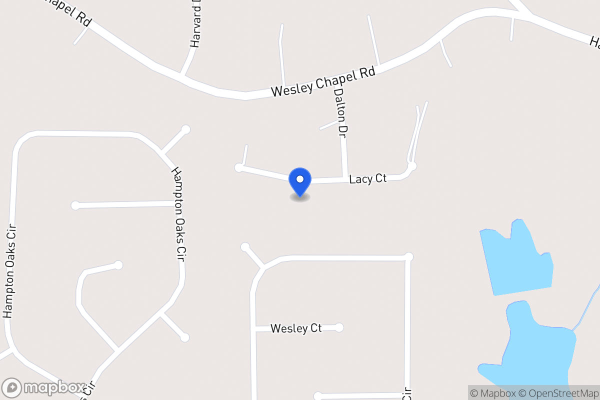 Map of 308 Lacy Ct
