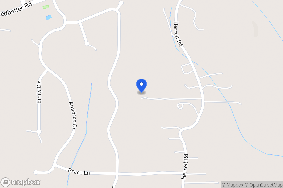 Map of 624 Herrell Rd