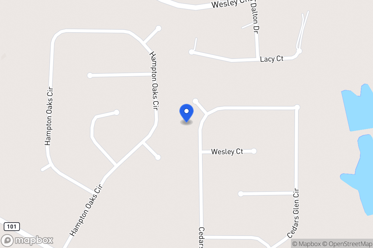 Map of 191 Cedars Glen Cir
