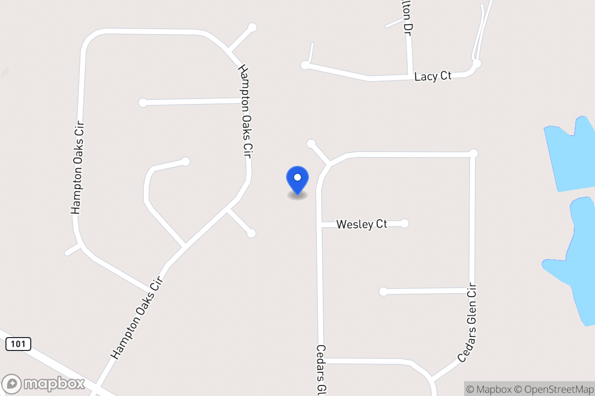 Map of 197 Cedars Glen Cir