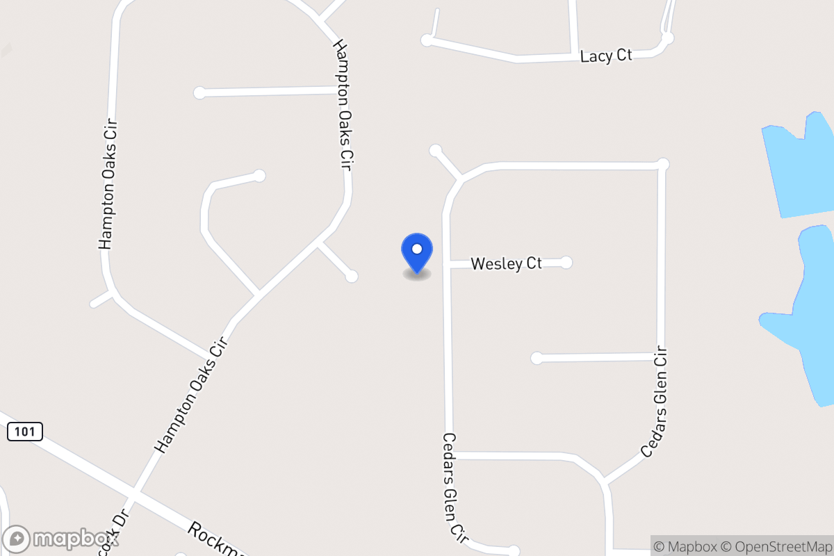 Map of 209 Cedars Glen Cir