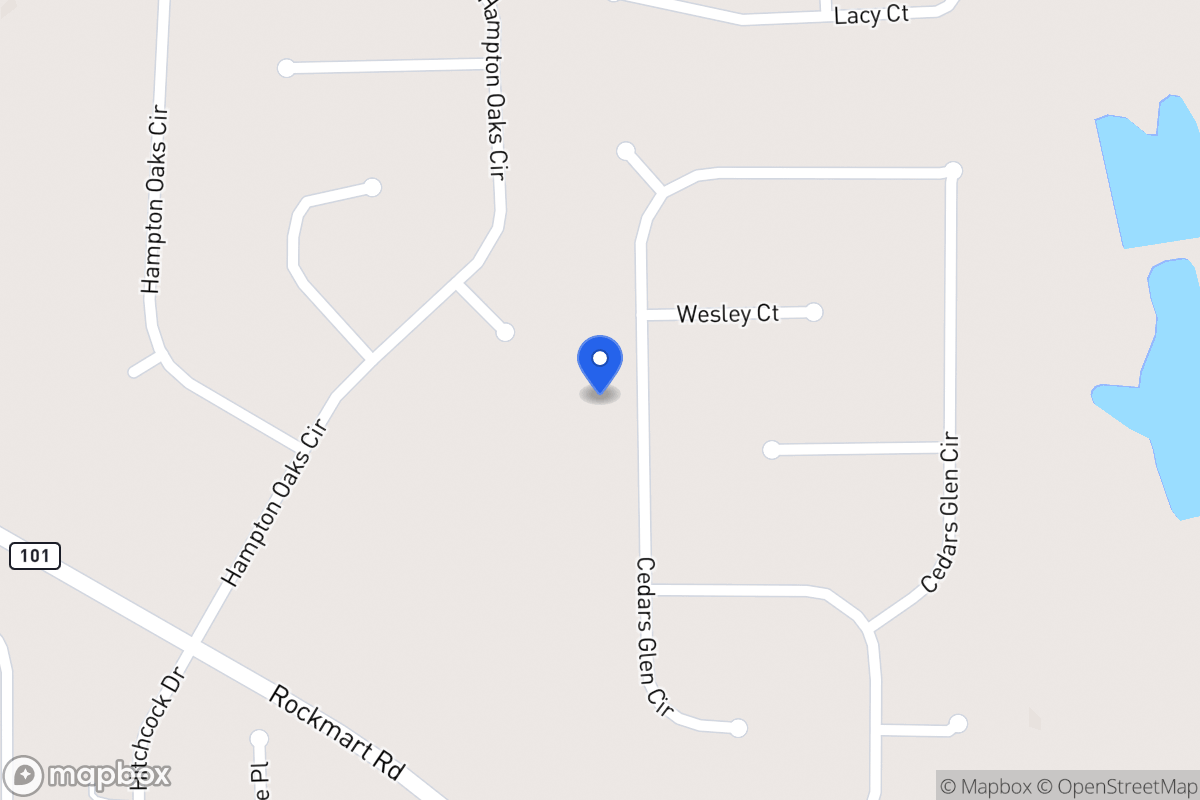 Map of 221 Cedars Glen Cir