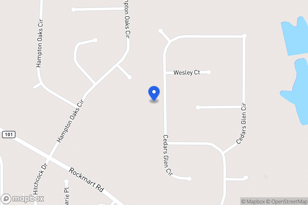 Map of 227 Cedars Glen Cir