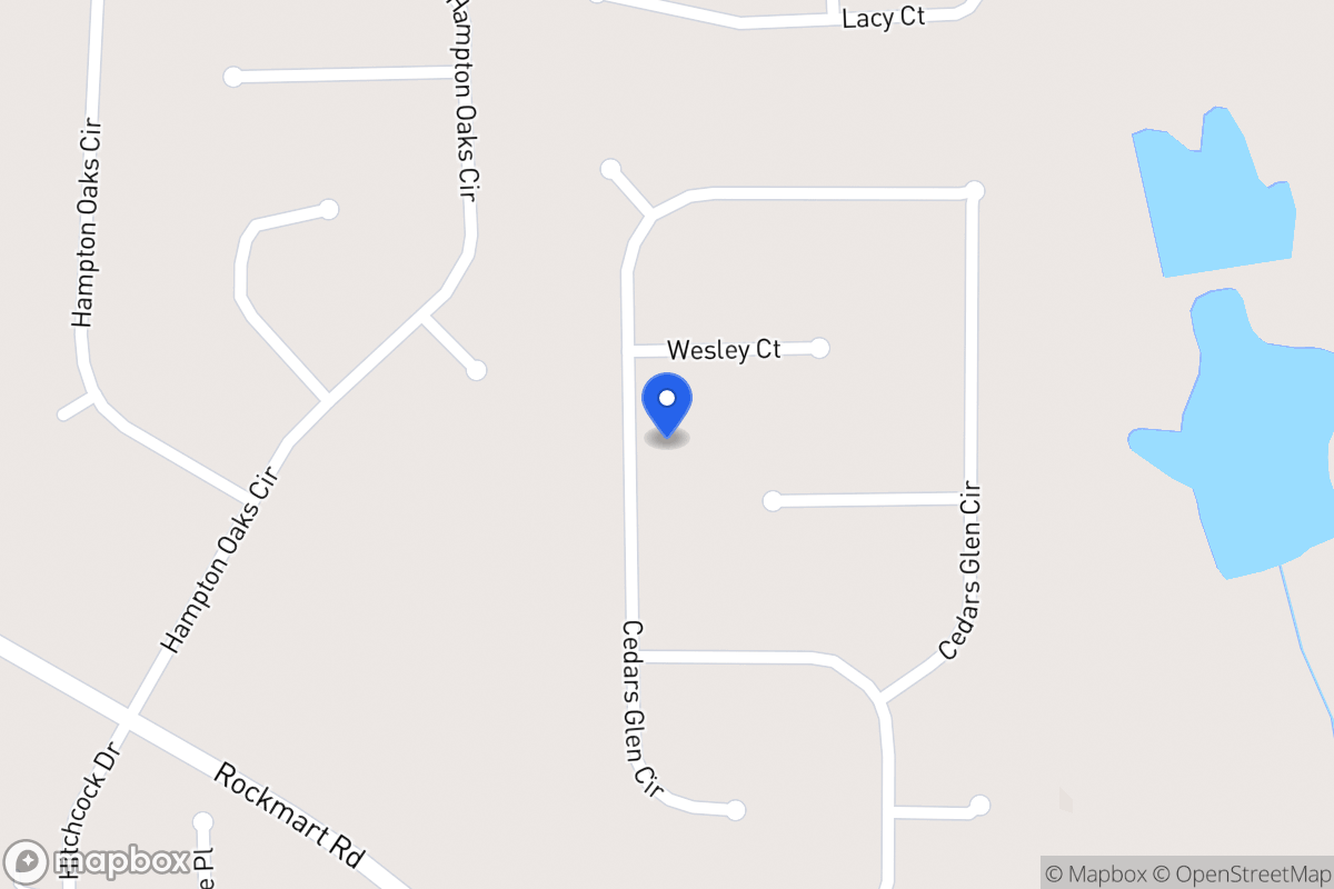 Map of 220 Cedars Glen Cir