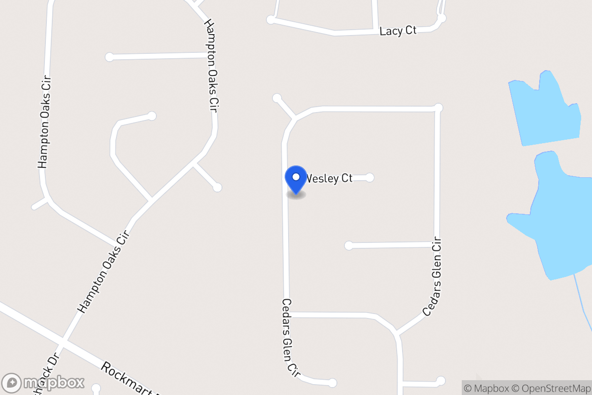 Map of 214 Cedars Glen Cir