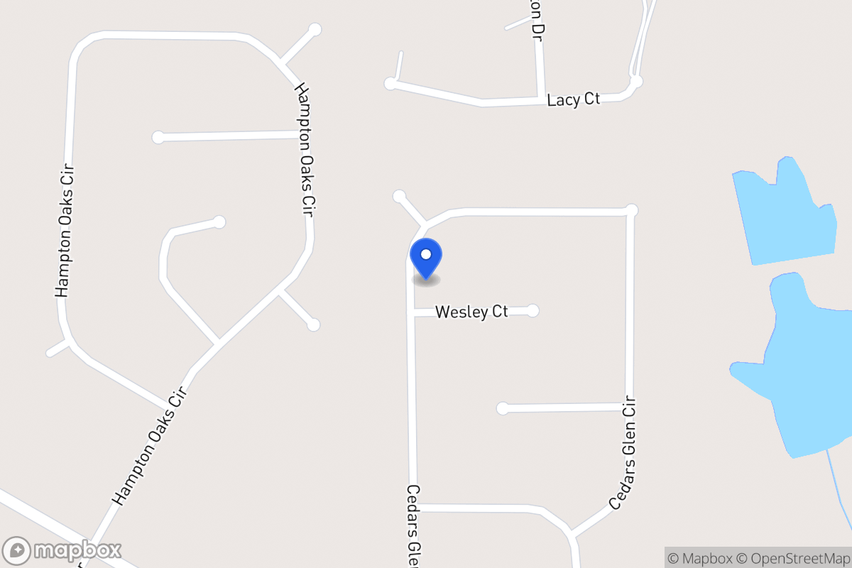 Map of 202 Cedars Glen Cir