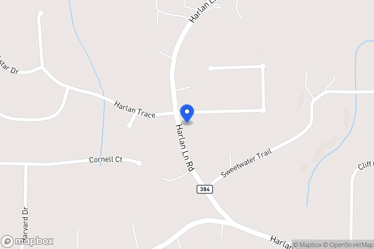 Map of 201 Harlan Heights Rd
