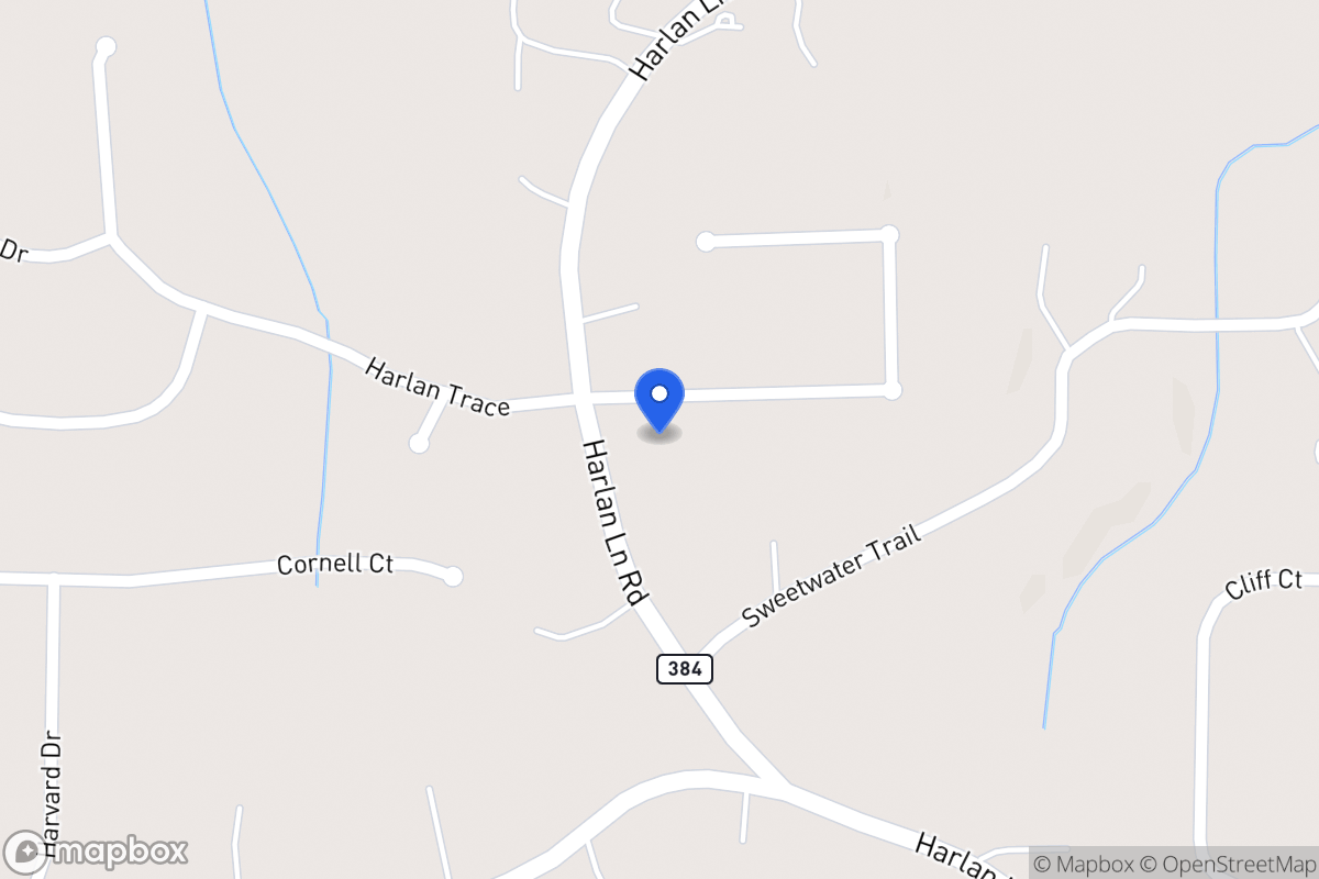 Map of 203 Harlan Heights Rd