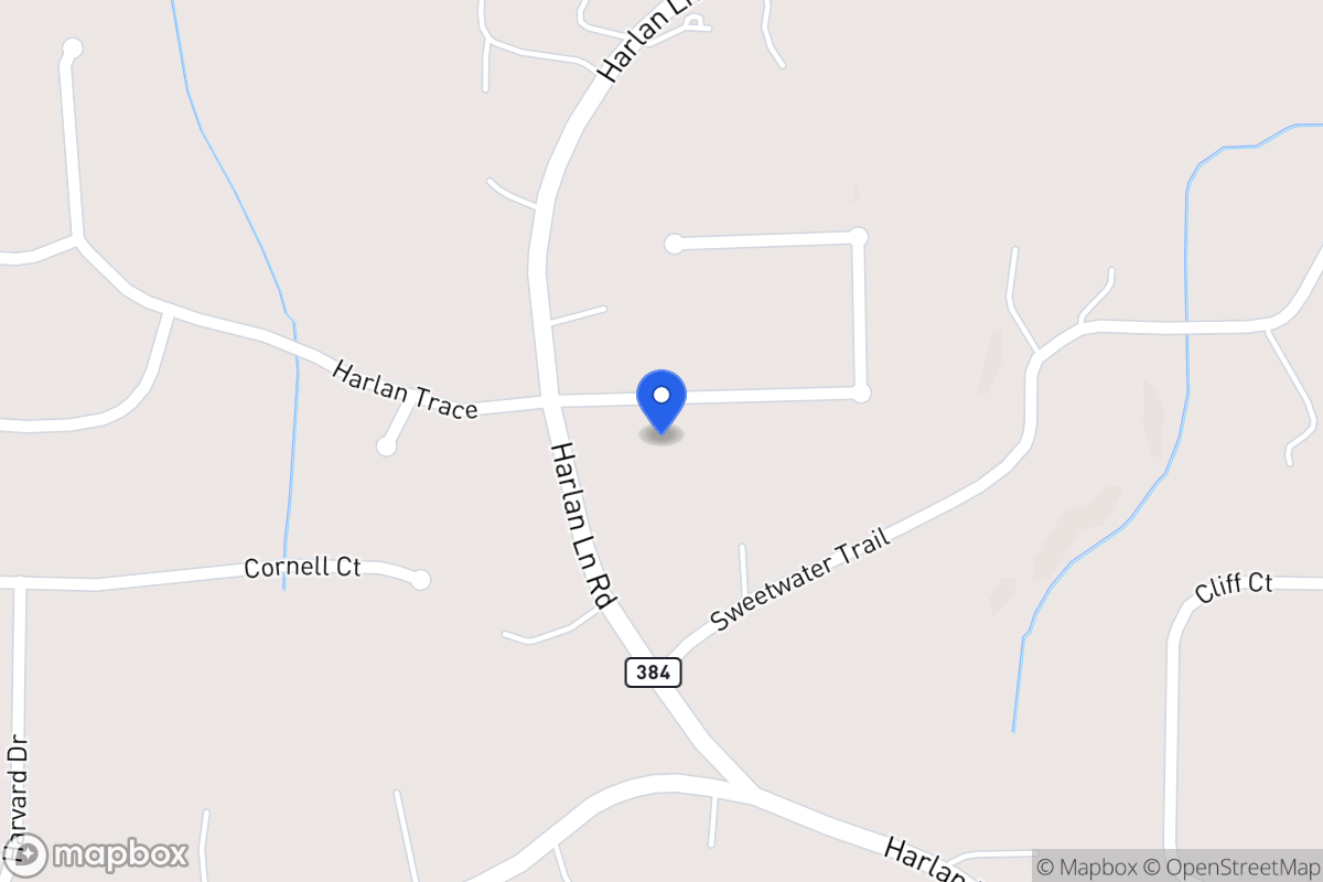 Map of 205 Harlan Heights Rd
