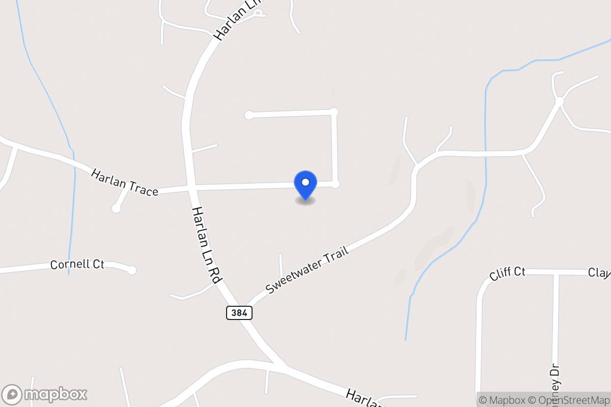 Map of 213 Harlan Heights Rd