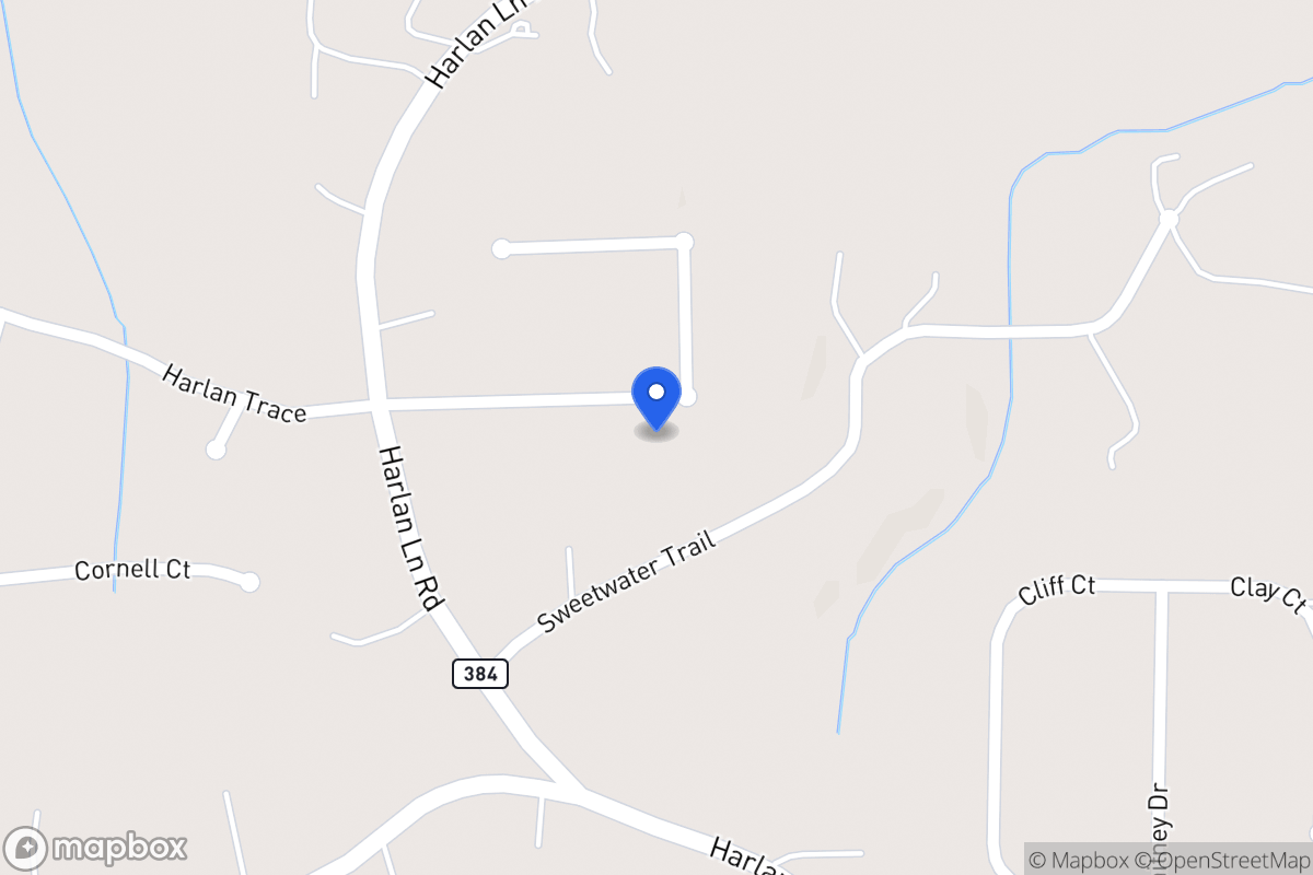 Map of 215 Harlan Heights Rd