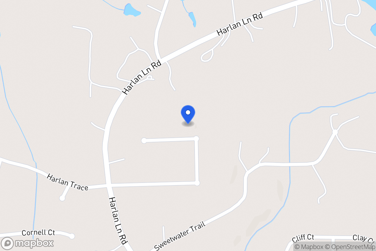 Map of 233 Harlan Heights Rd