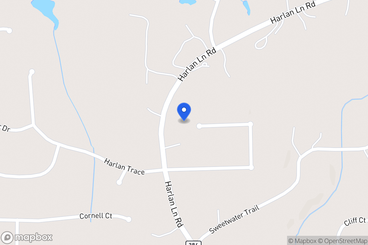Map of 243 Harlan Heights Rd