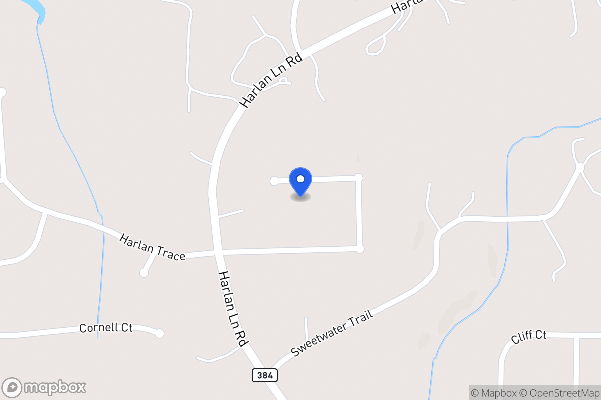 Map of 238 Harlan Heights Rd