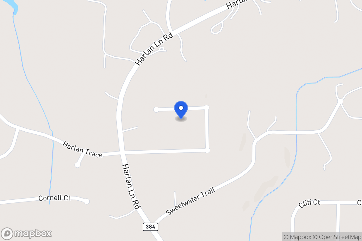 Map of 236 Harlan Heights Rd