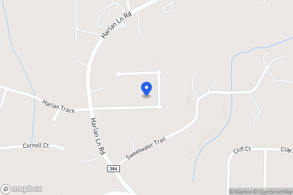 Map of 214 Harlan Heights Rd