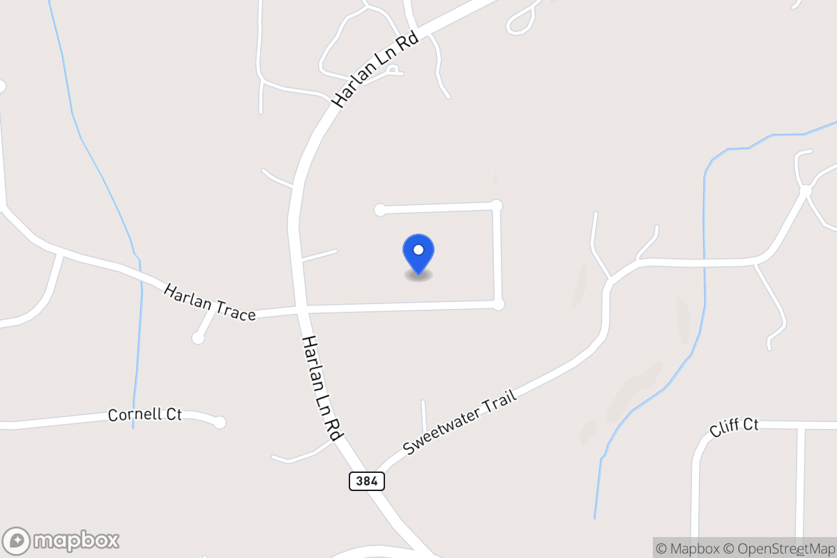 Map of 210 Harlan Heights Rd