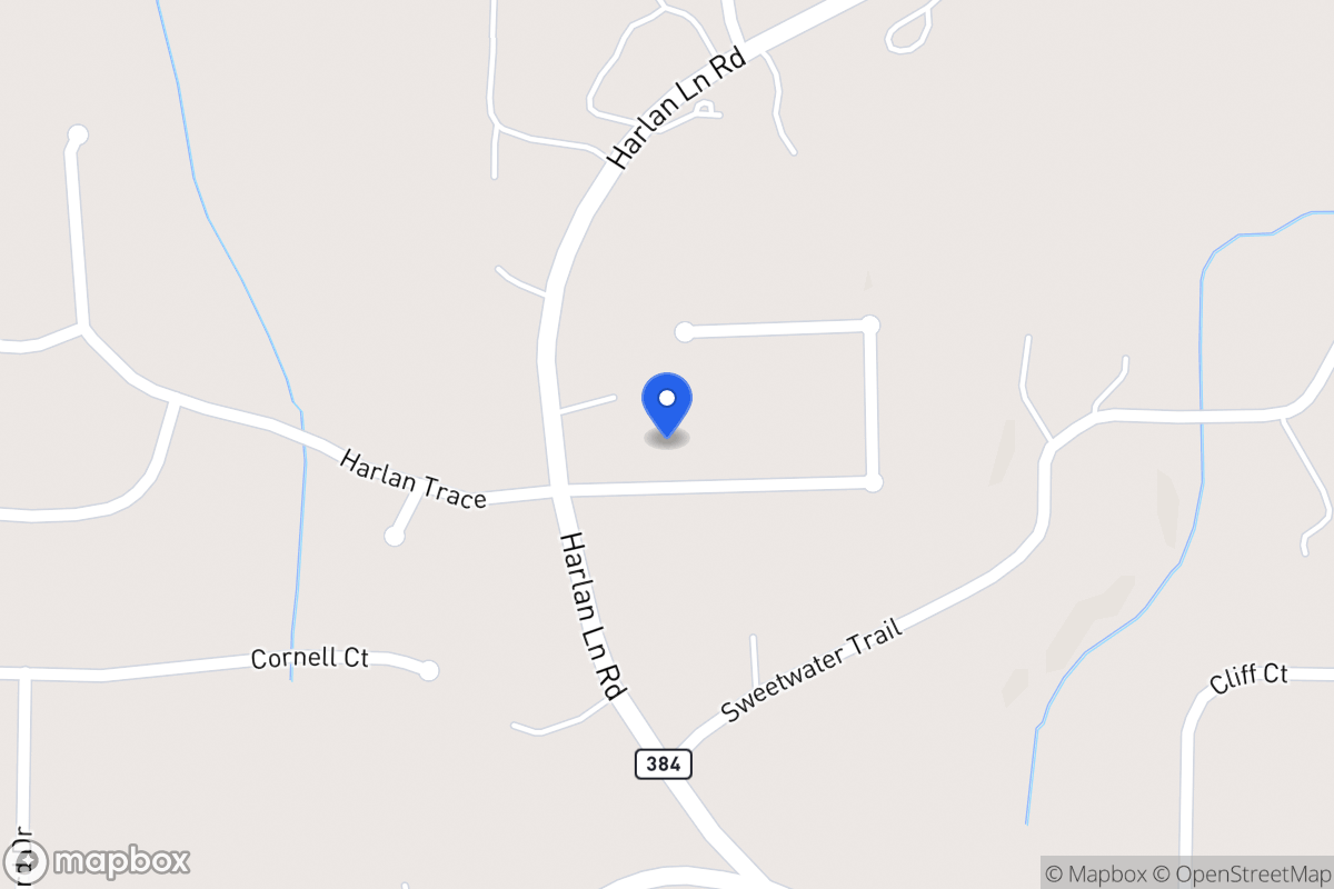 Map of 204 Harlan Heights Rd