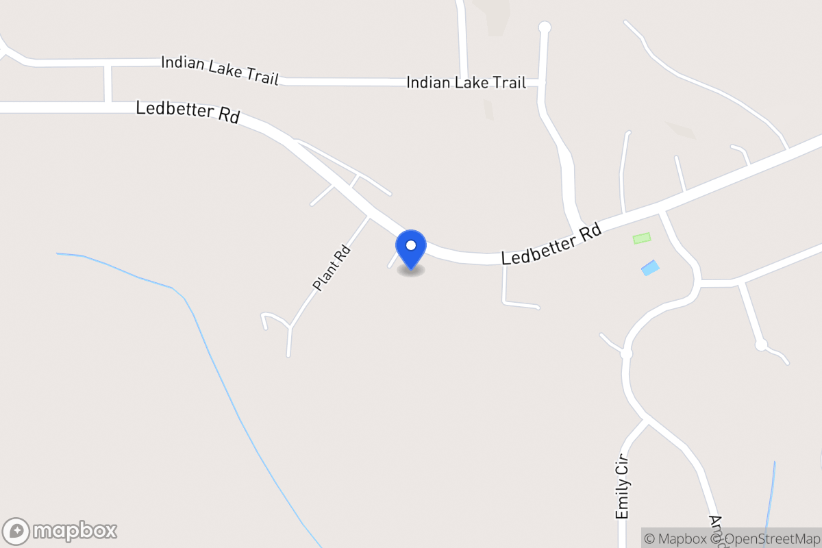 Map of 357 Ledbetter Rd