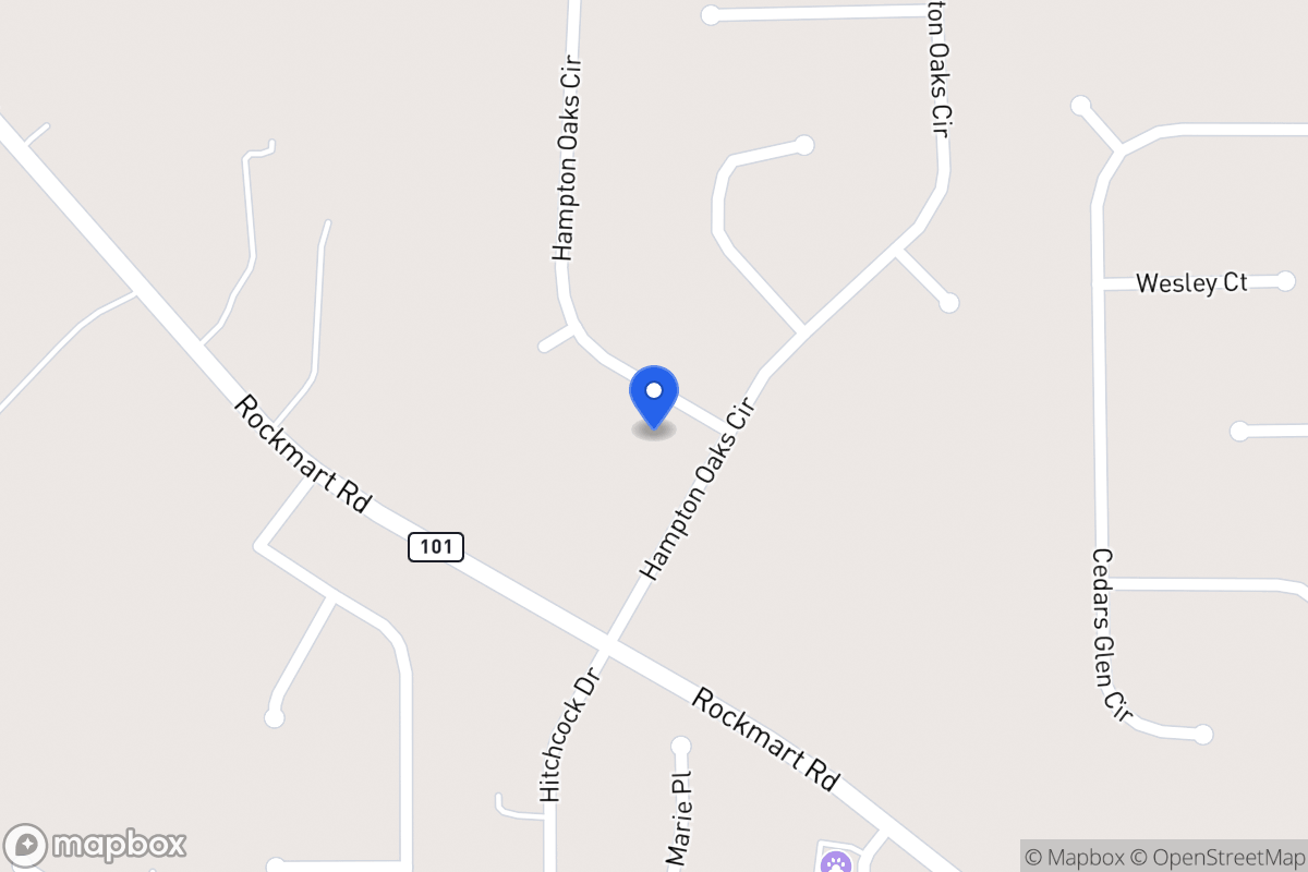 Map of 359 Hampton Oaks Cir