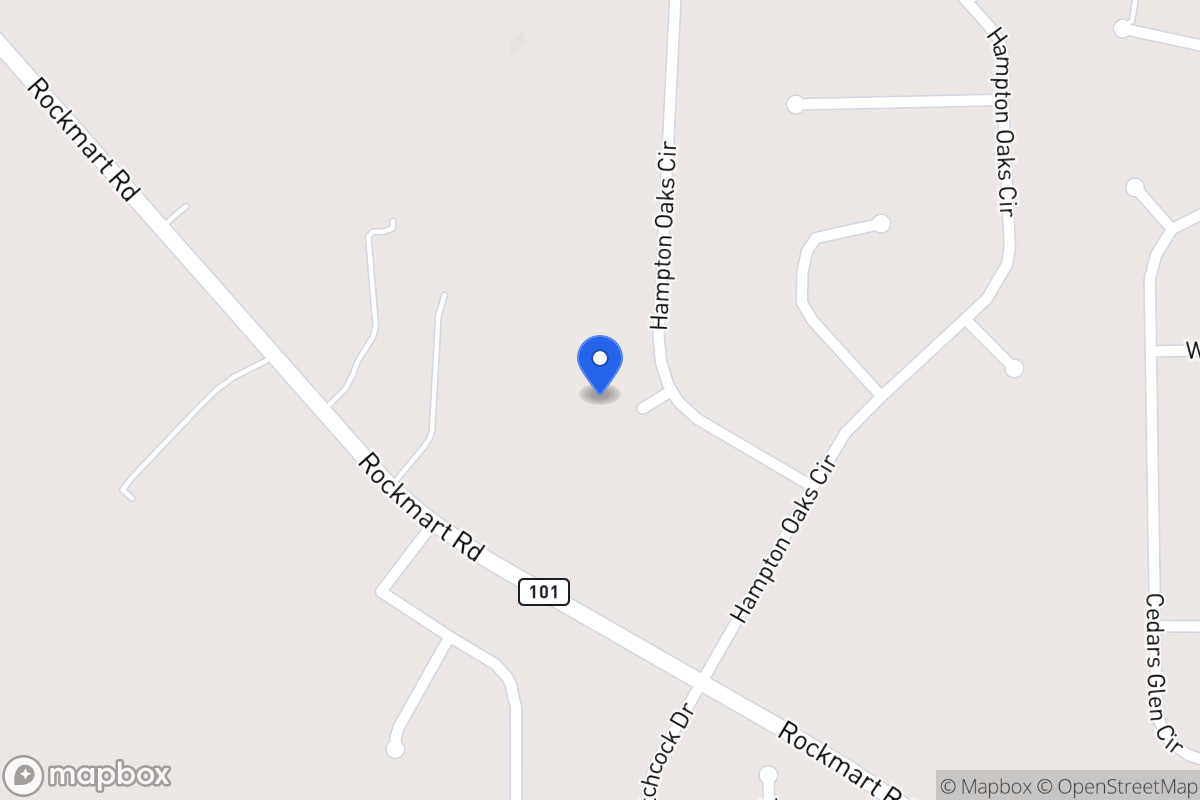 Map of 807 Oak Park Ln
