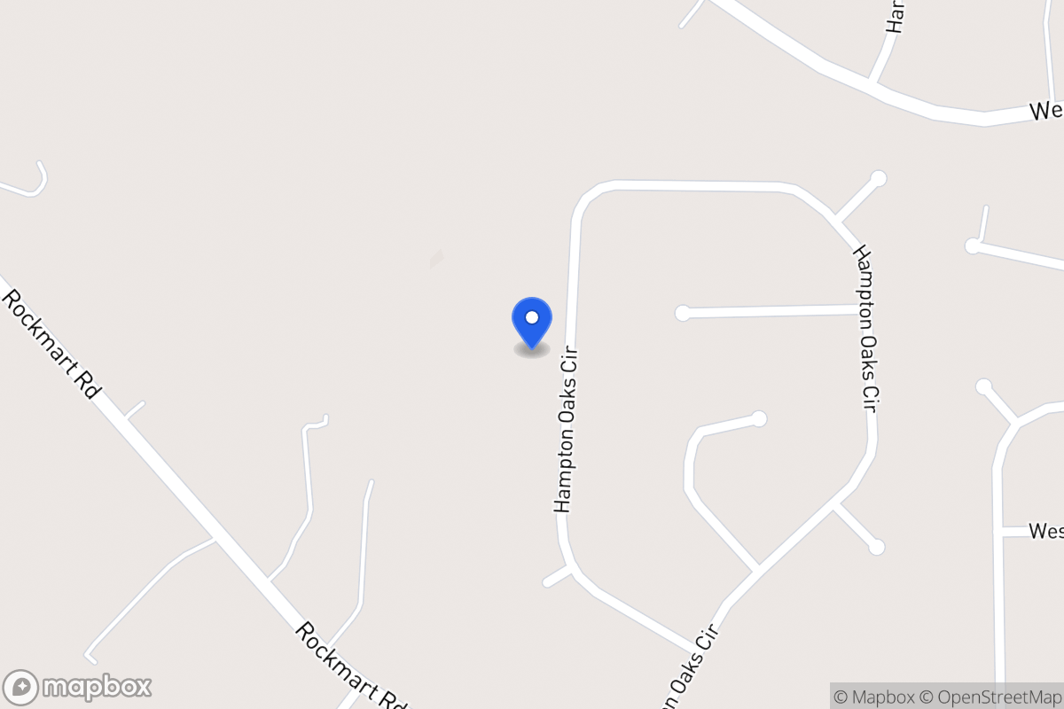 Map of 305 Hampton Oaks Cir
